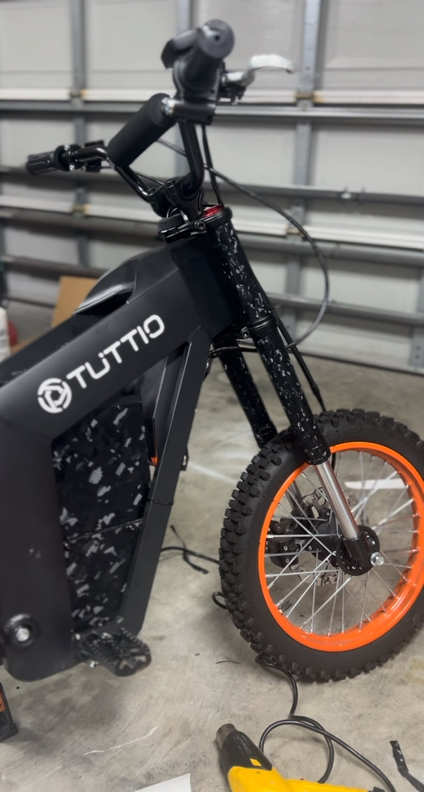 Tuttio solei 1 pre cut fork wrap (CARBON FIBER)